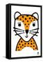 Happy Leopard, 2021-Jane Foster-Framed Stretched Canvas