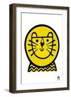 Happy Lion-Jane Foster-Framed Art Print