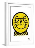 Happy Lion-Jane Foster-Framed Art Print