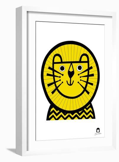 Happy Lion-Jane Foster-Framed Art Print