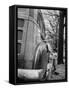 Happy Little Boy Assisting with Washing the Car-Gordon Parks-Framed Stretched Canvas