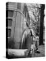 Happy Little Boy Assisting with Washing the Car-Gordon Parks-Stretched Canvas