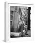 Happy Little Boy Assisting with Washing the Car-Gordon Parks-Framed Photographic Print