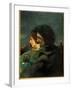 Happy Lovers. Painting by Gustave Courbet (1819-1877), 1844. Oil on Canvas. Dim: 0.77 X 0.60M. Lyon-Gustave Courbet-Framed Giclee Print