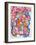 Happy Magic Turtle-Oxana Zaika-Framed Giclee Print