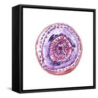 Happy Mandala 1-Lora Gold-Framed Stretched Canvas