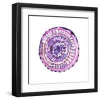 Happy Mandala 2-Lora Gold-Framed Art Print