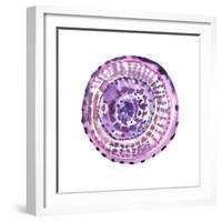 Happy Mandala 2-Lora Gold-Framed Art Print