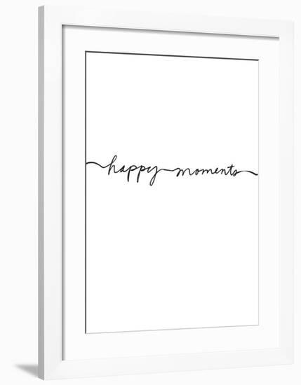 Happy Moments-Design Fabrikken-Framed Art Print