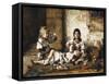 Happy Moments-Alexei Alexeiewitsch Harlamoff-Framed Stretched Canvas