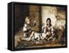 Happy Moments-Alexei Alexevich Harlamoff-Framed Stretched Canvas