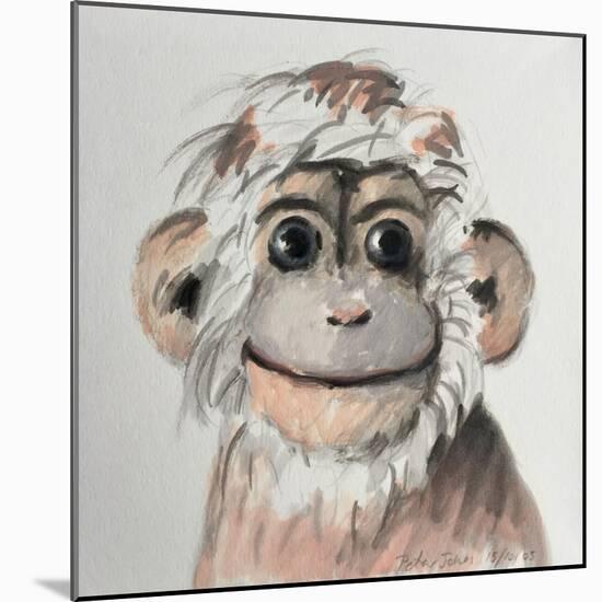 Happy Monkey, 2005,-Peter Jones-Mounted Giclee Print