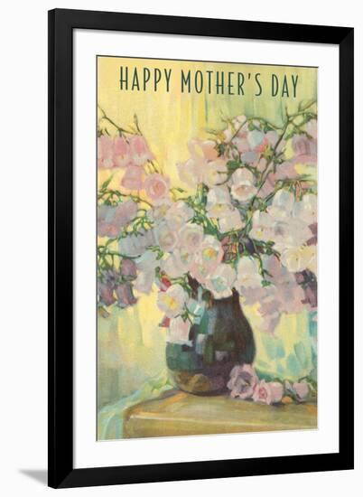 Happy Mother's Day, Flowers in Vase-null-Framed Art Print