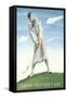 Happy Mother's Day, Lady Golfer-null-Framed Stretched Canvas