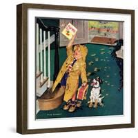 "Happy Mother's Day", May 11, 1957-Richard Sargent-Framed Premium Giclee Print