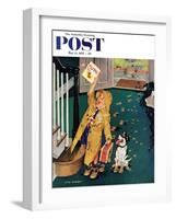 "Happy Mother's Day" Saturday Evening Post Cover, May 11, 1957-Richard Sargent-Framed Giclee Print