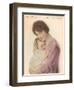 Happy Mother's Day, Sleeping Child-null-Framed Art Print