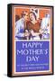 Happy Mothers Day, Fifties, To the Best...-null-Framed Stretched Canvas