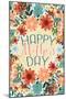 Happy Mothers Day Floral-Kimberly Allen-Mounted Art Print