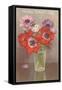 Happy Mothers Day, Glass with Poppies-null-Framed Stretched Canvas