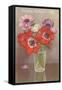 Happy Mothers Day, Glass with Poppies-null-Framed Stretched Canvas