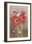 Happy Mothers Day, Glass with Poppies-null-Framed Art Print