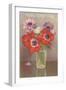 Happy Mothers Day, Glass with Poppies-null-Framed Art Print