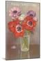 Happy Mothers Day, Glass with Poppies-null-Mounted Art Print
