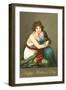 Happy Mothers Day, Grecian Mother and Child-null-Framed Art Print