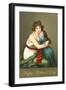 Happy Mothers Day, Grecian Mother and Child-null-Framed Art Print