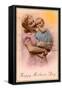 Happy Mothers Day, Mother and Child-null-Framed Stretched Canvas