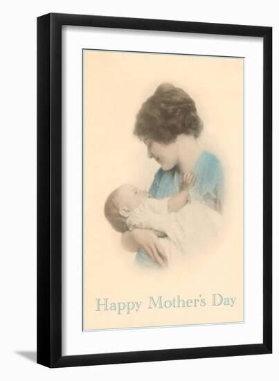 Happy Mothers Day, Mother with Baby-null-Framed Art Print