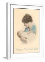 Happy Mothers Day, Mother with Baby-null-Framed Art Print