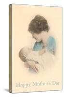 Happy Mothers Day, Mother with Baby-null-Stretched Canvas