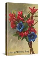 Happy Mothers Day, Rhododendrons-null-Stretched Canvas