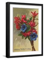 Happy Mothers Day, Rhododendrons-null-Framed Art Print