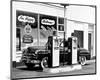 Happy Motoring Gas Station-null-Mounted Giclee Print