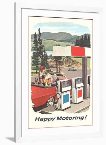 Happy Motoring-null-Framed Art Print