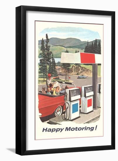 Happy Motoring-null-Framed Art Print