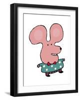 Happy Mr. Mouse-Carla Martell-Framed Giclee Print