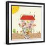 Happy Multicultural Society-TongRo-Framed Giclee Print