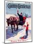 "'Happy New Year'," Country Gentleman Cover, January 1, 1928-William Meade Prince-Mounted Giclee Print