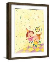 Happy New Year - Humpty Dumpty-null-Framed Giclee Print