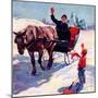 "'Happy New Year',"January 1, 1928-William Meade Prince-Mounted Giclee Print