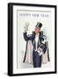 Happy New Year, Swell with Champagne-null-Framed Art Print