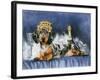 Happy New Year with Party Hat-Barbara Keith-Framed Giclee Print