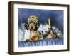 Happy New Year with Party Hat-Barbara Keith-Framed Giclee Print