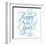 Happy New Year-foxysgraphic-Framed Art Print