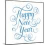 Happy New Year-foxysgraphic-Mounted Art Print