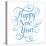 Happy New Year-foxysgraphic-Stretched Canvas